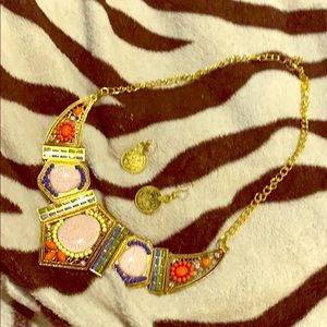 Necklace and matching earrings